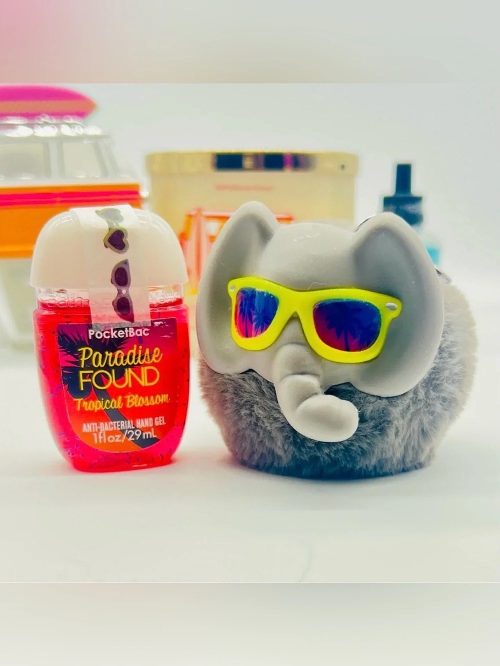 Bath & Body Works Sunlit Glow Surf Van Elephant 5-Pc Set NWT